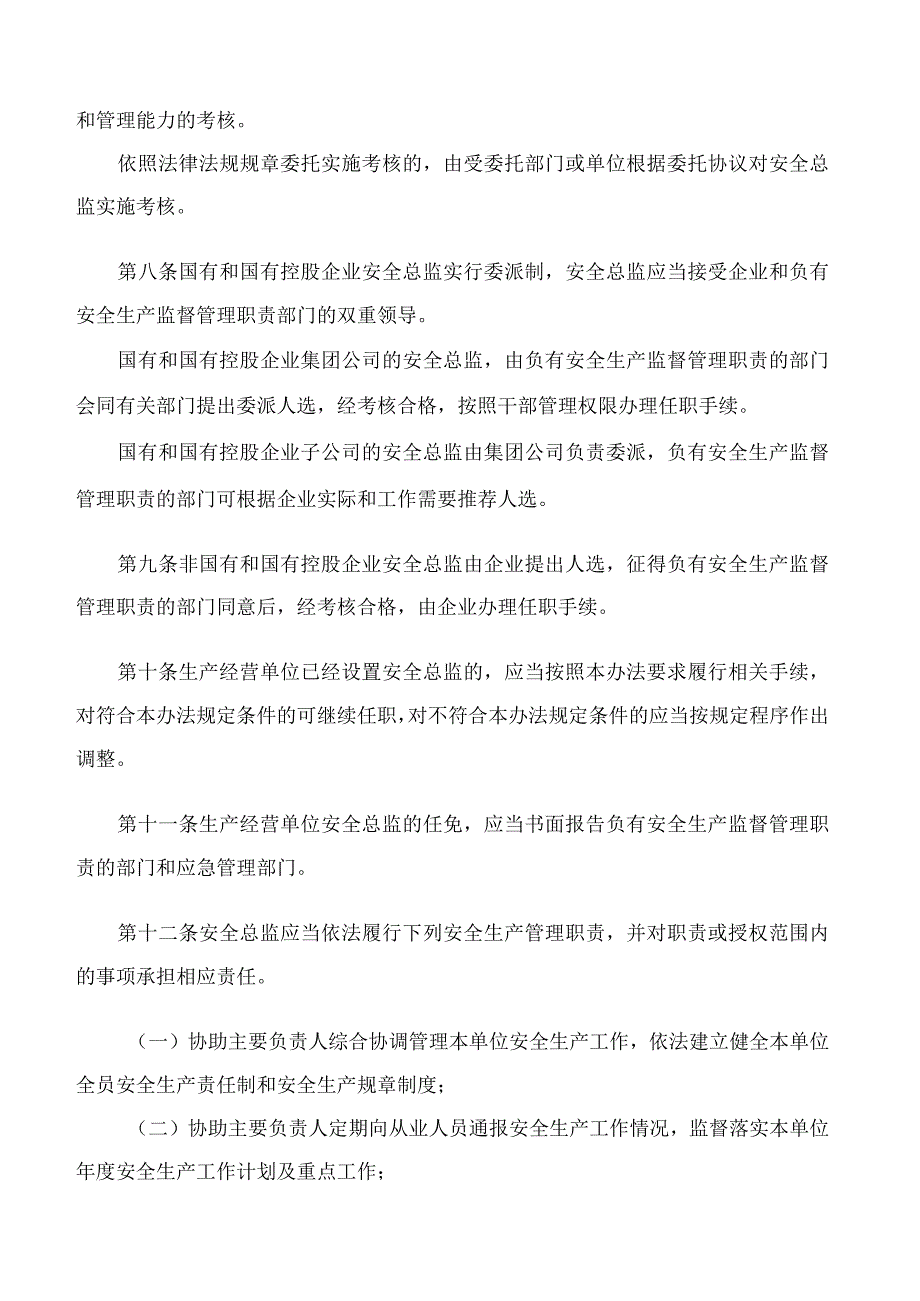 《山东省生产经营单位安全总监制度实施办法(试行)》.docx_第3页