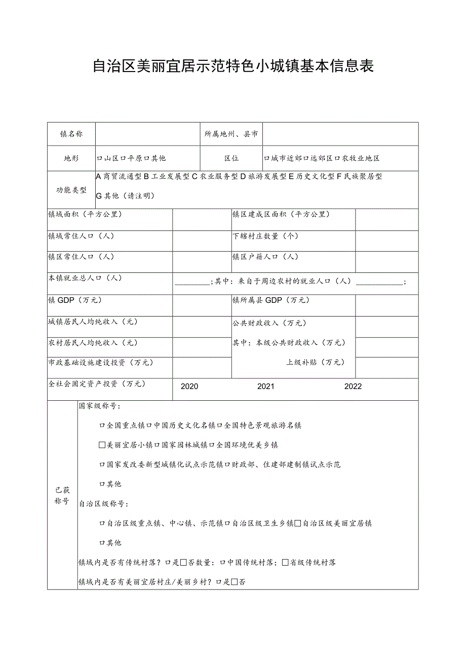 自治区美丽宜居示范特色小城镇推荐申报数量分配表.docx_第2页