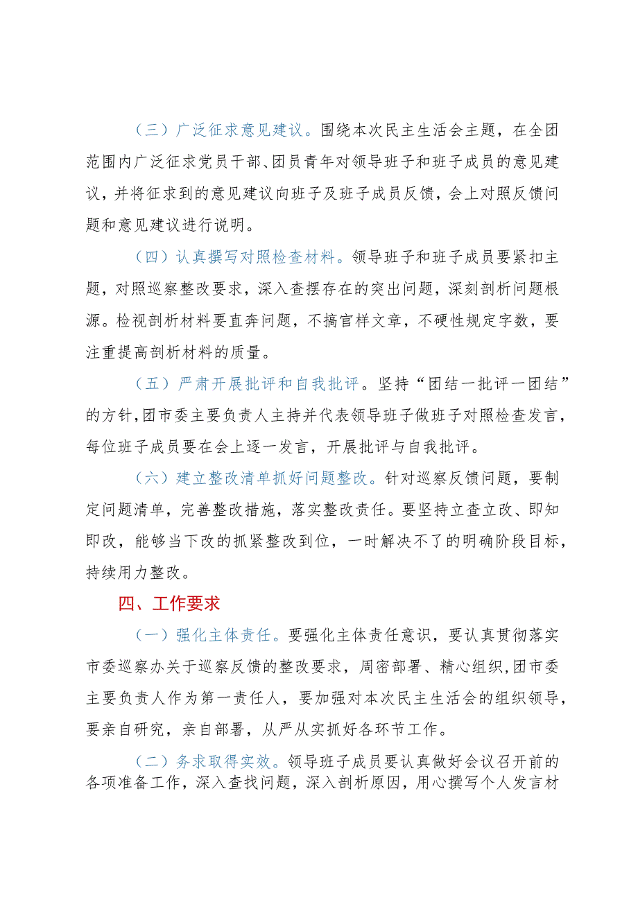 团市委巡察整改专题民主生活会会议方案.docx_第2页