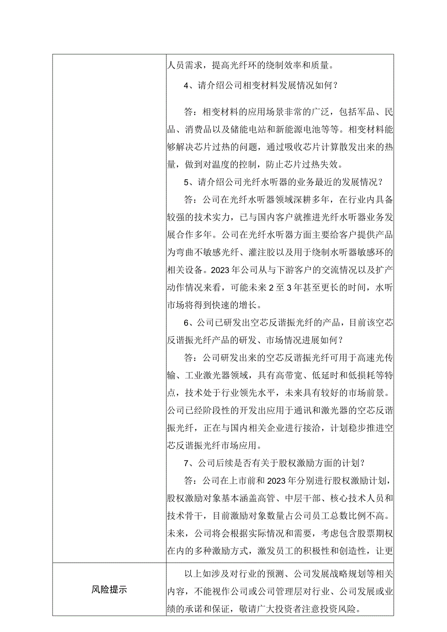 长盈通武汉长盈通光电技术股份有限公司投资者关系活动记录表.docx_第3页