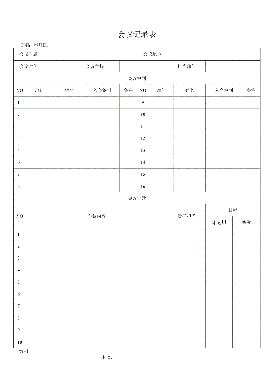会议记录表.docx_第1页