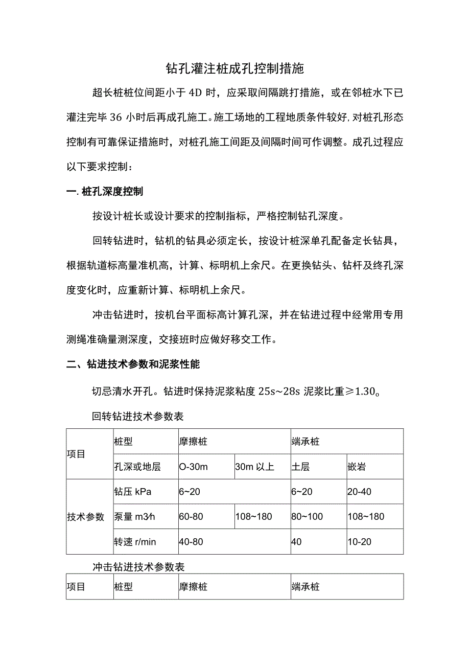 钻孔灌注桩成孔控制措施.docx_第1页