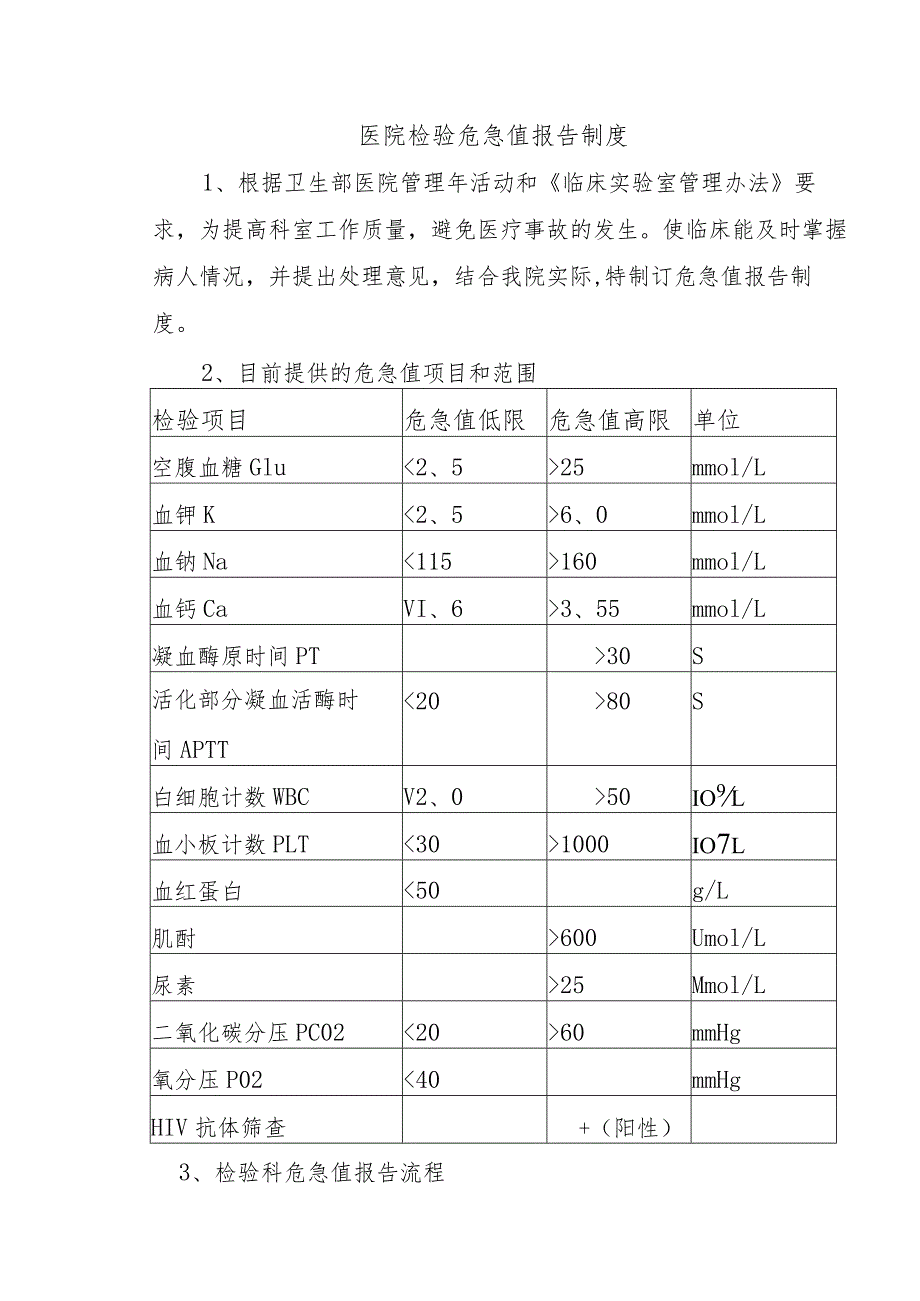 医院检验危急值报告制度.docx_第1页