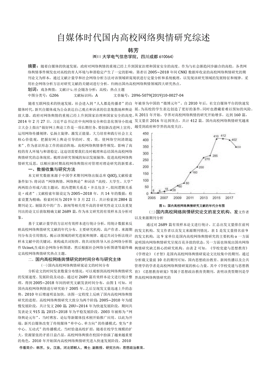 自媒体时代国内高校网络舆情研究综述.docx_第1页