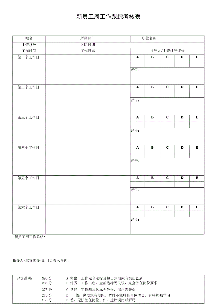 新员工工作跟踪考核表4.docx_第1页