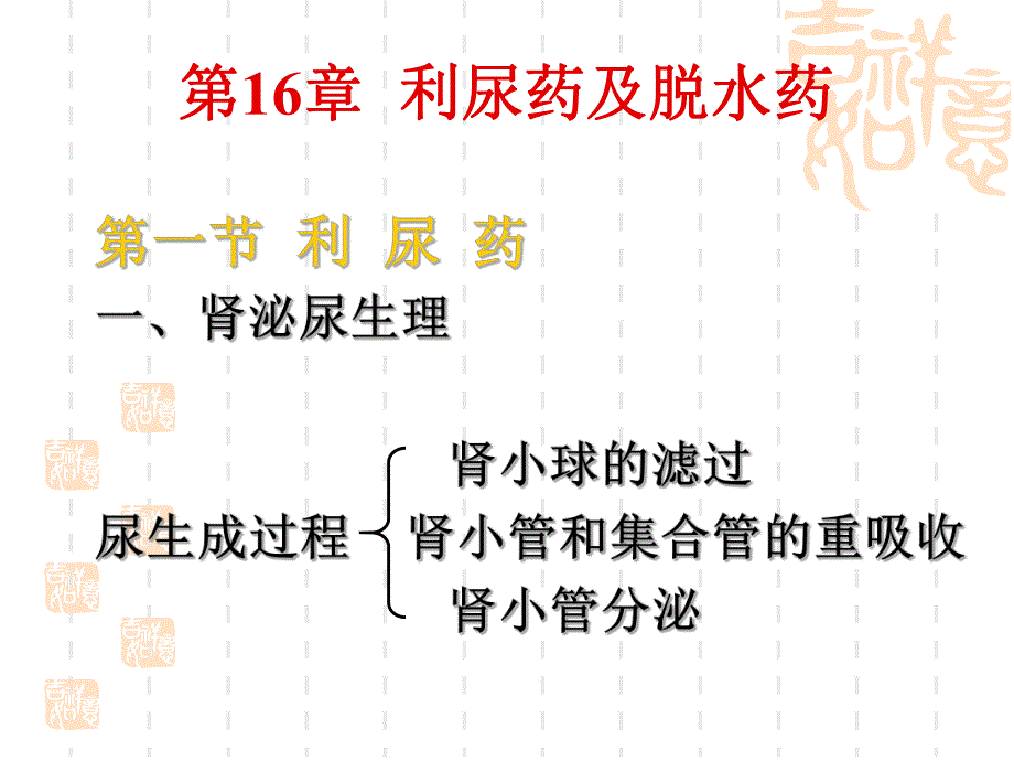 第16章利尿药及脱水药.ppt_第1页