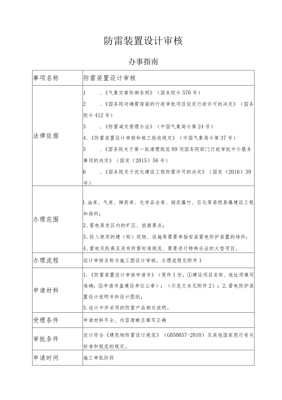 防雷装置设计审核.docx_第1页