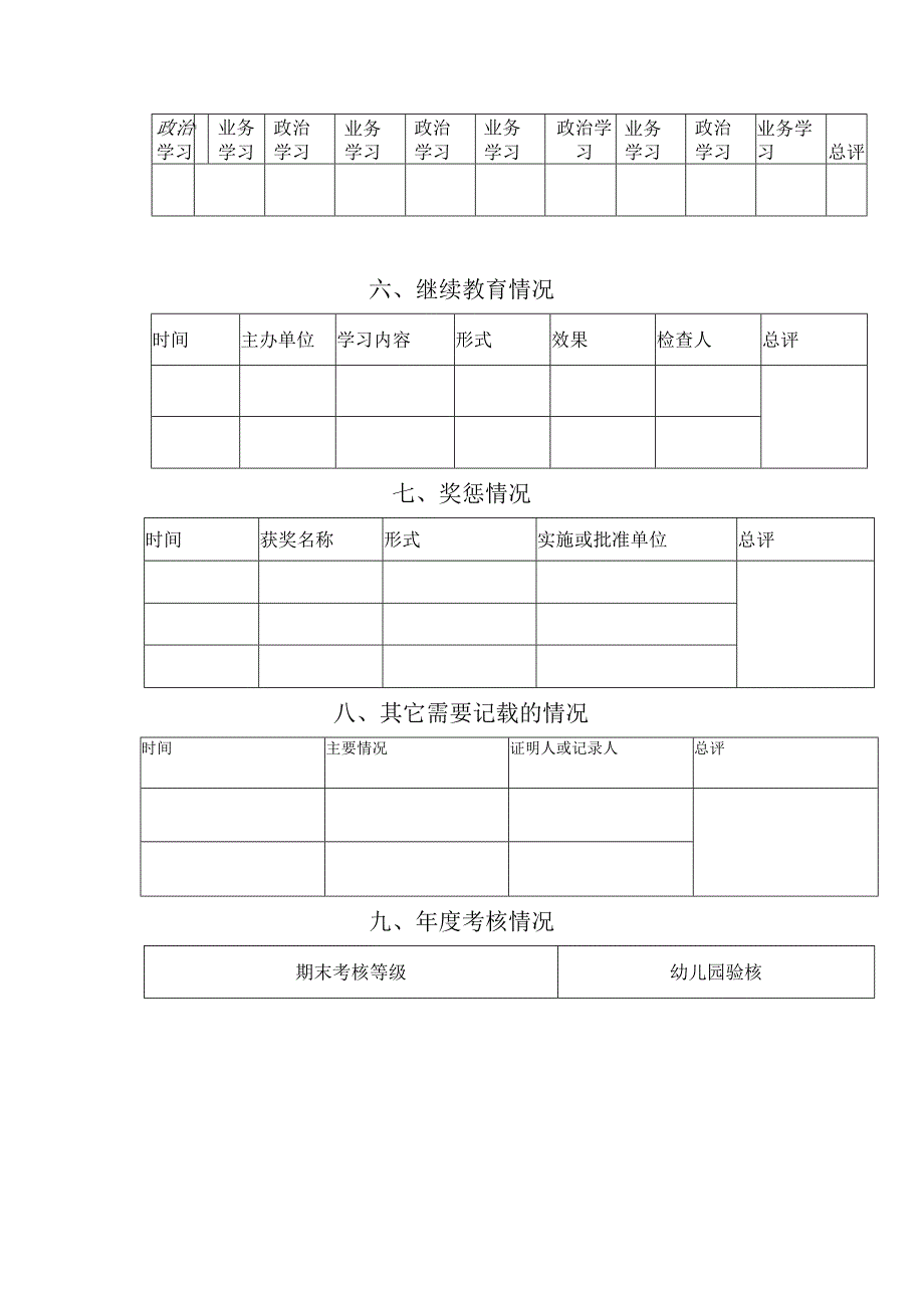 幼儿园教师业务档案.docx_第2页