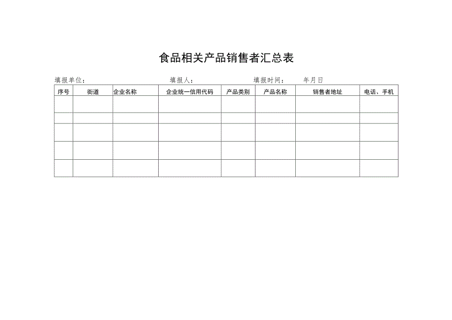 食品相关产品销售者汇总表.docx_第1页