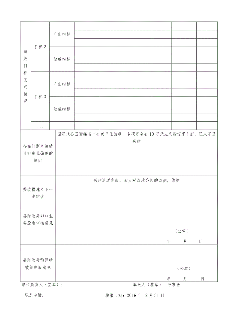 部门整体支出绩效运行跟踪监控管理表.docx_第2页