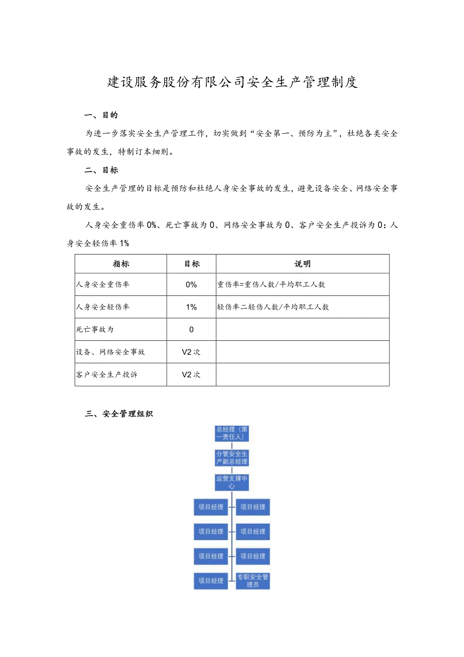 建设服务股份有限公司安全生产管理制度.docx_第1页