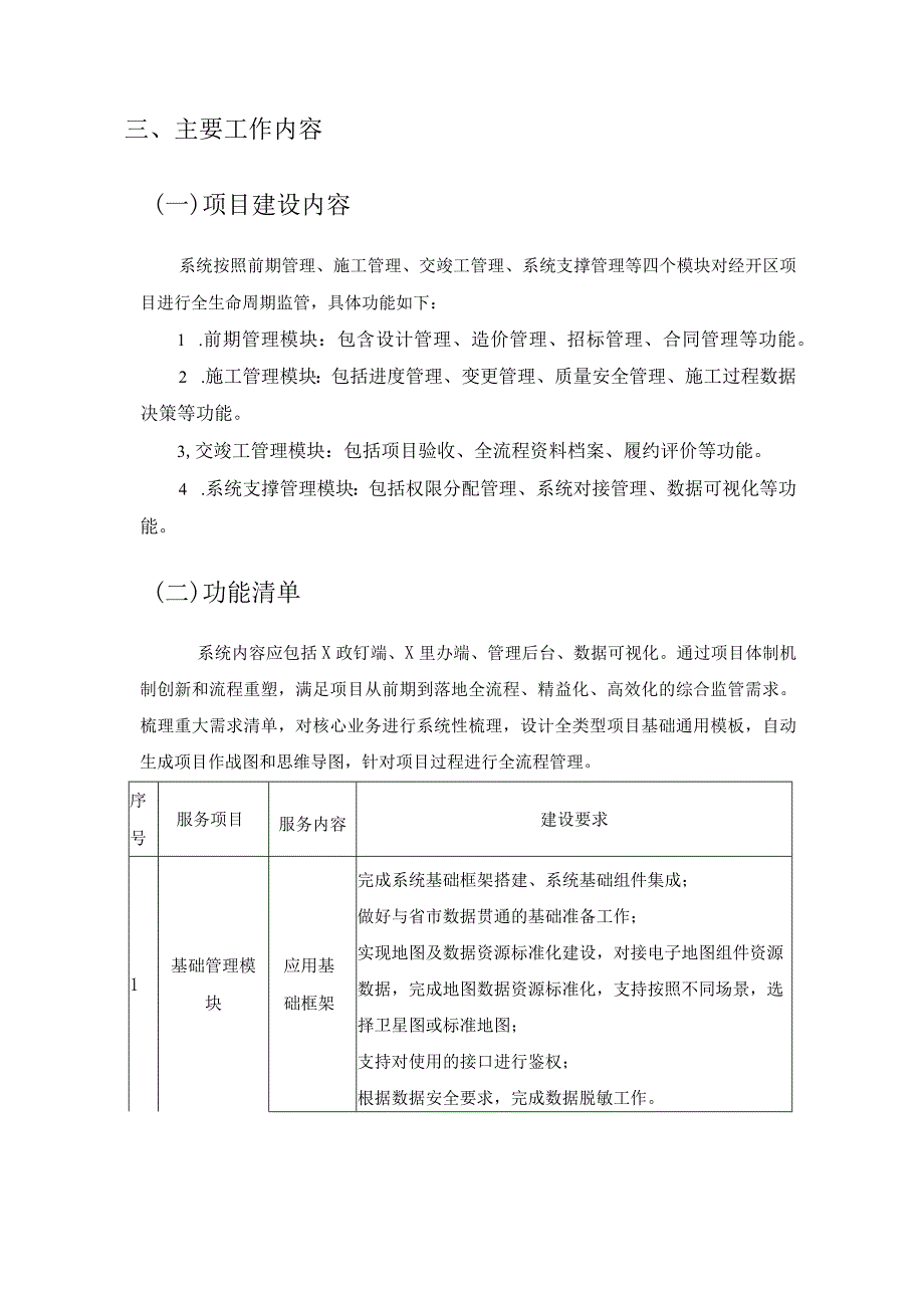 XX经开区项目全生命周期监管系统开发项目建设意见.docx_第2页