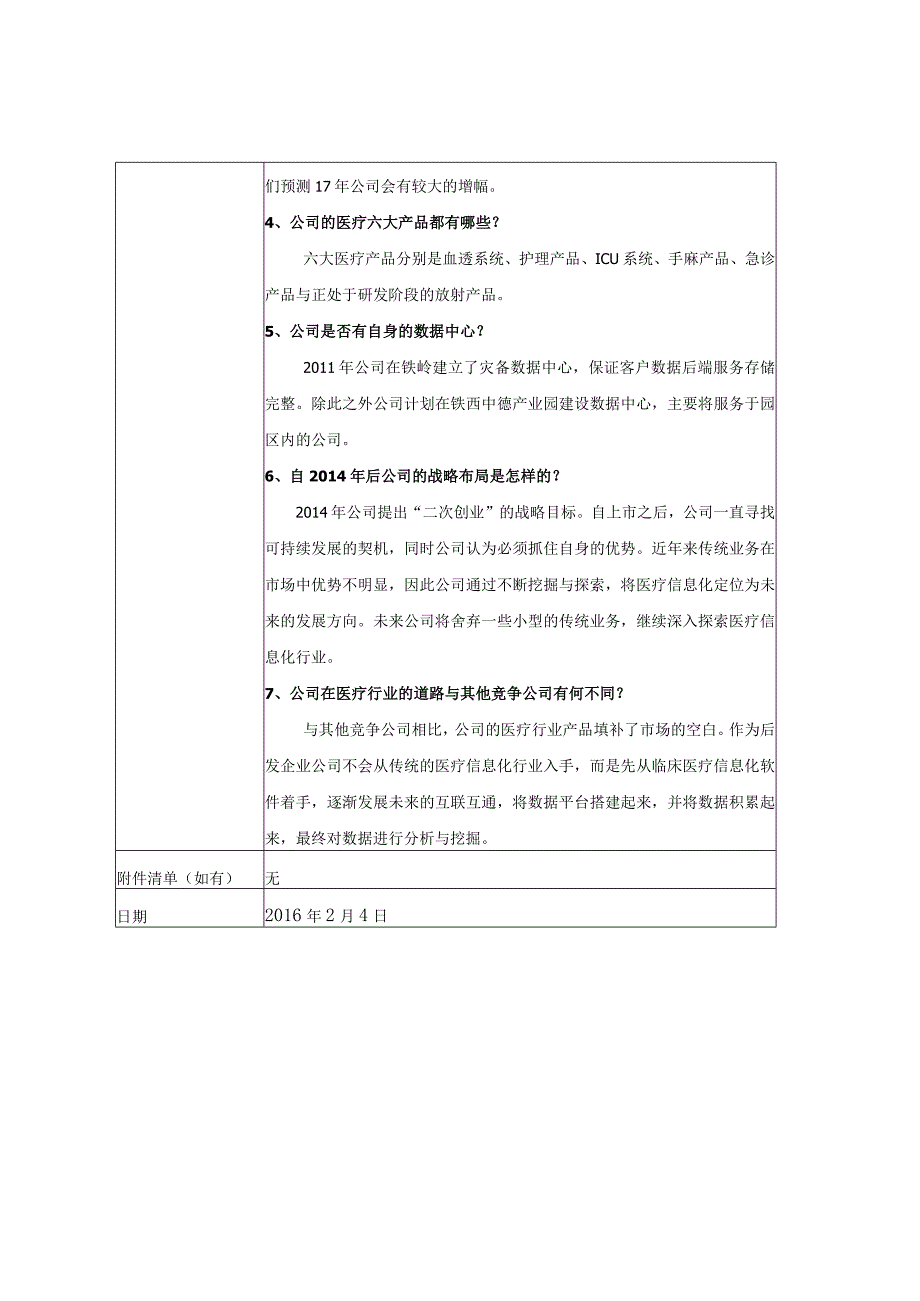 证券代码390证券简称荣科科技荣科科技股份有限公司投资者关系活动记录表.docx_第2页