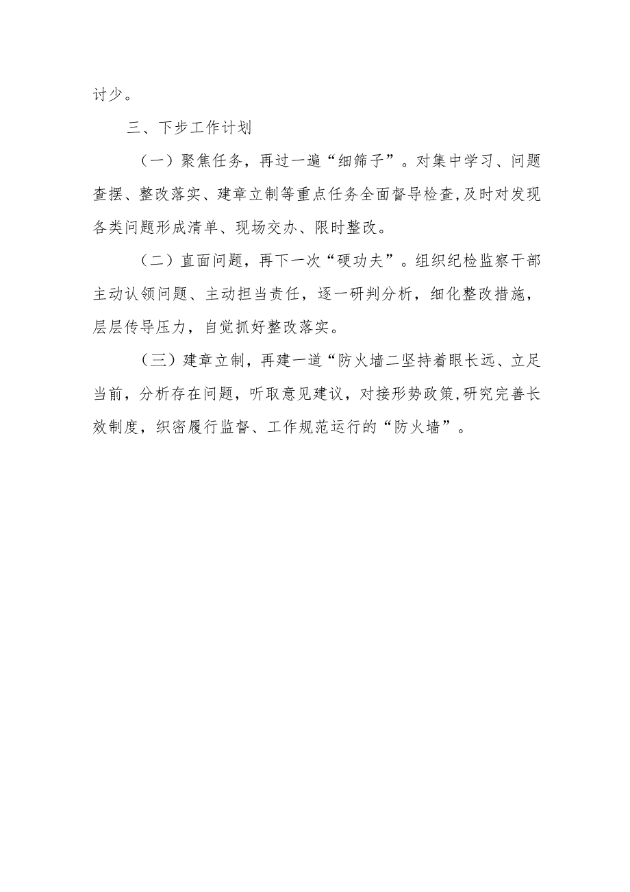 关于纪检监察干部队伍教育整顿“回头看”总结报告.docx_第3页