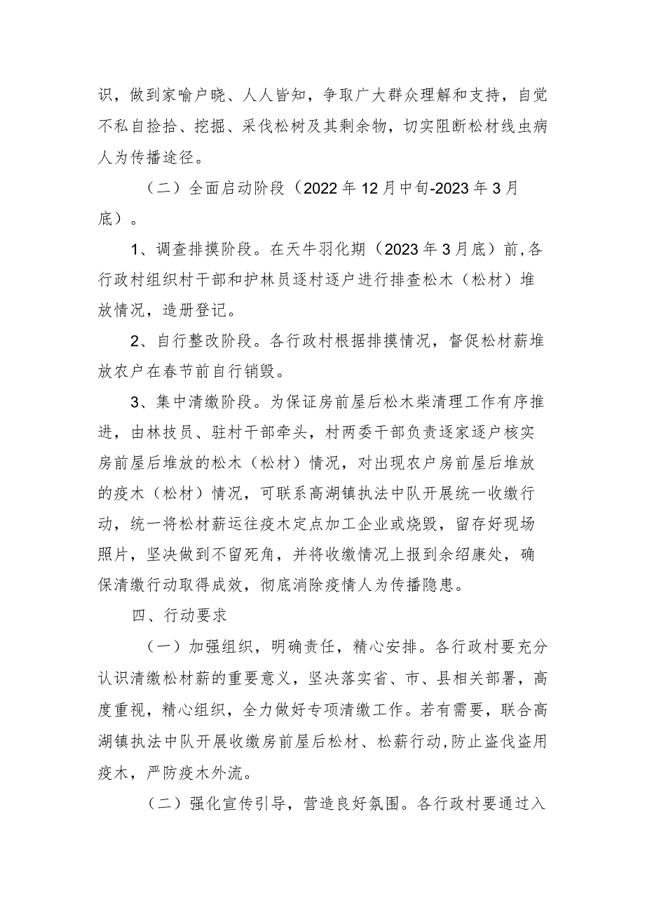 高湖镇松材线虫病松材薪清缴专项行动方案.docx_第2页