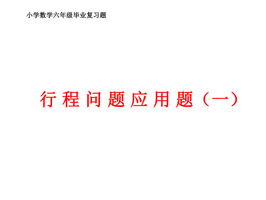 行程问题klo精品教育.ppt_第1页