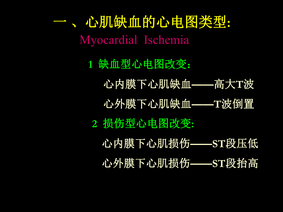 心肌缺血与心肌梗死的心电图改变.ppt_第2页