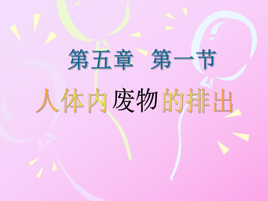 尿的形成和排出课件1.ppt_第1页