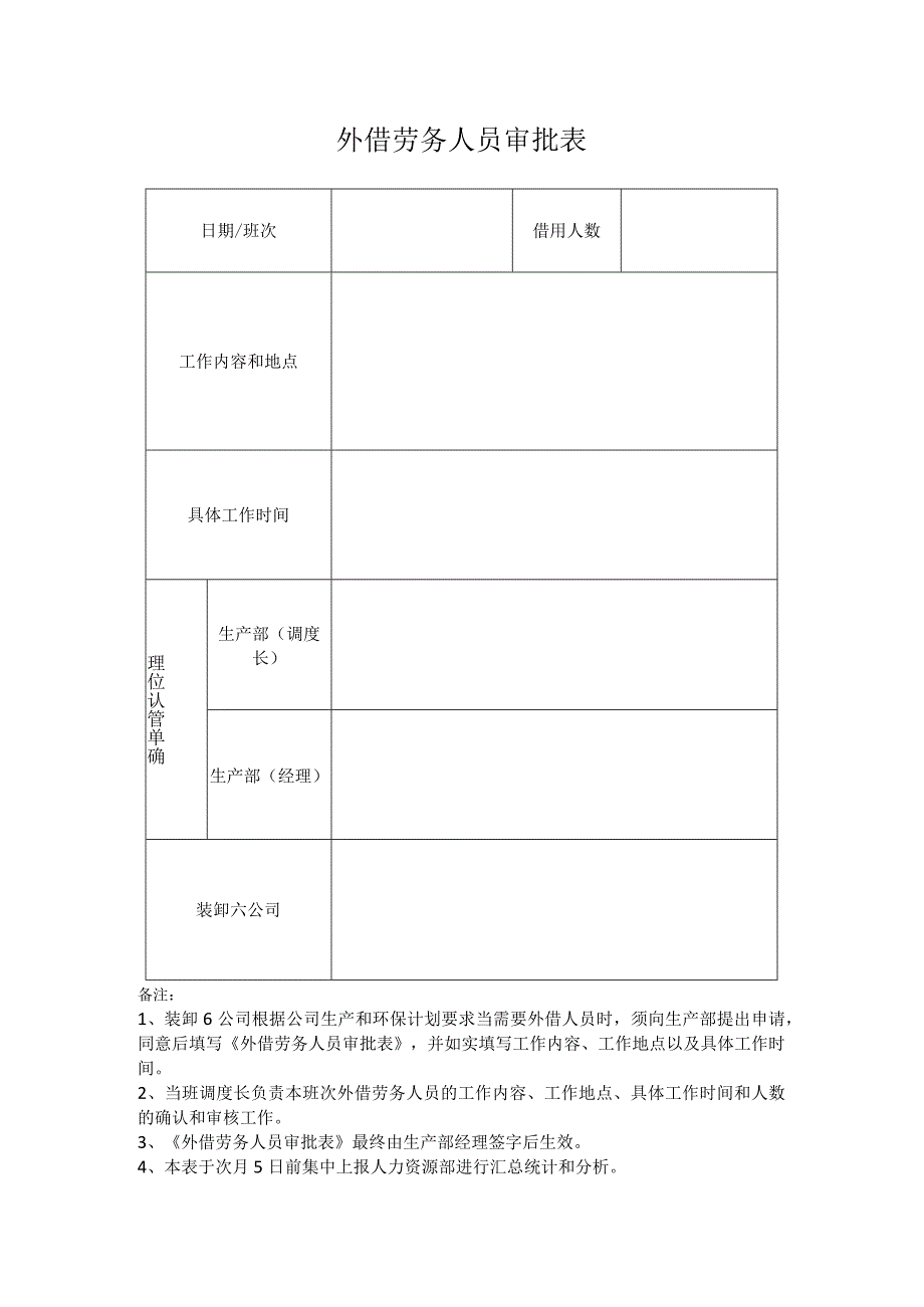 外借劳务人员审批表.docx_第1页