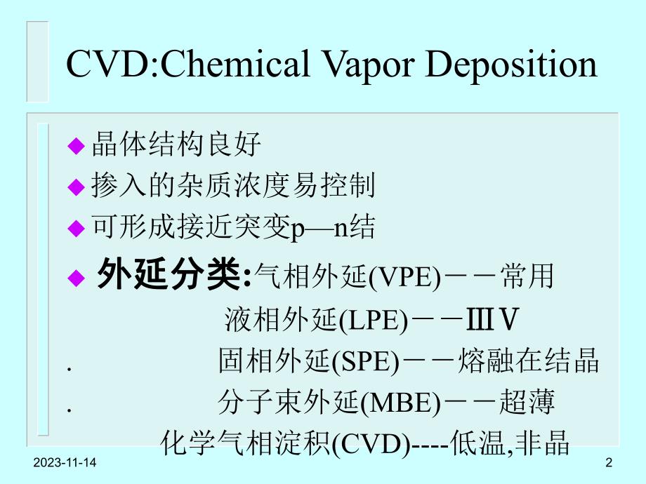 第2章外延及CVD工艺.ppt_第2页