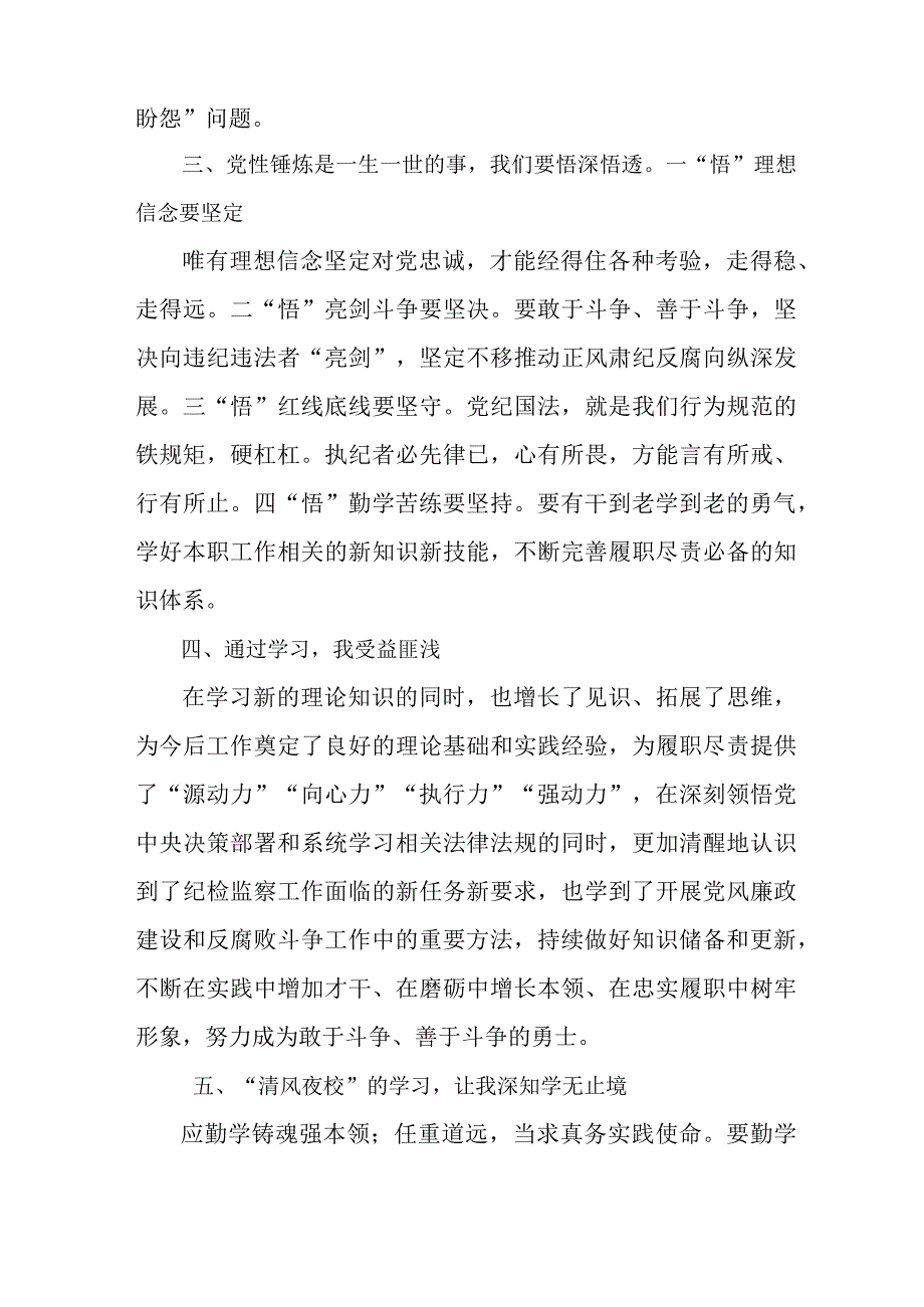 乡镇纪委2023年纪检监察干部队伍教育整顿心得体会 汇编10份.docx_第2页