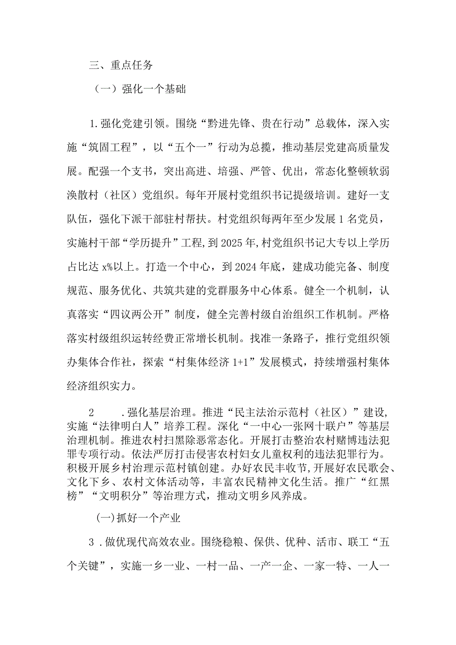 全省建设统筹城乡发展示范区三年攻坚实施方案（2023—2025 年）.docx_第3页