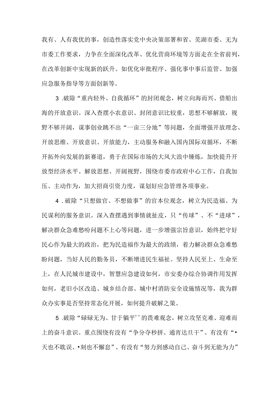 关于开展“思想大解放、环境大优化、能力大提升、作风大转变、工作大落实”大学习、大讨论、大调研实施方案.docx_第3页