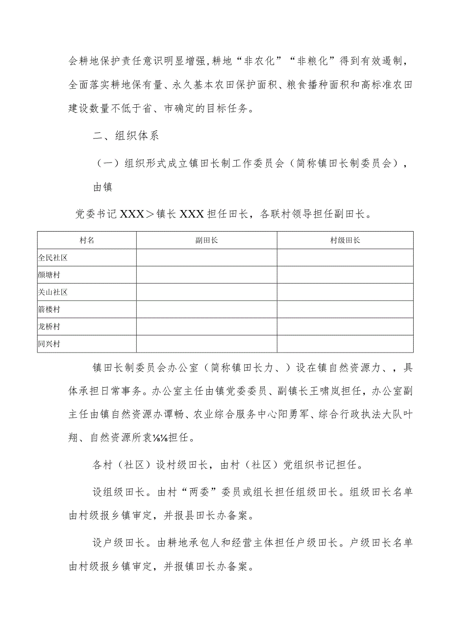 xx镇全面推行田长制实施方案.docx_第2页