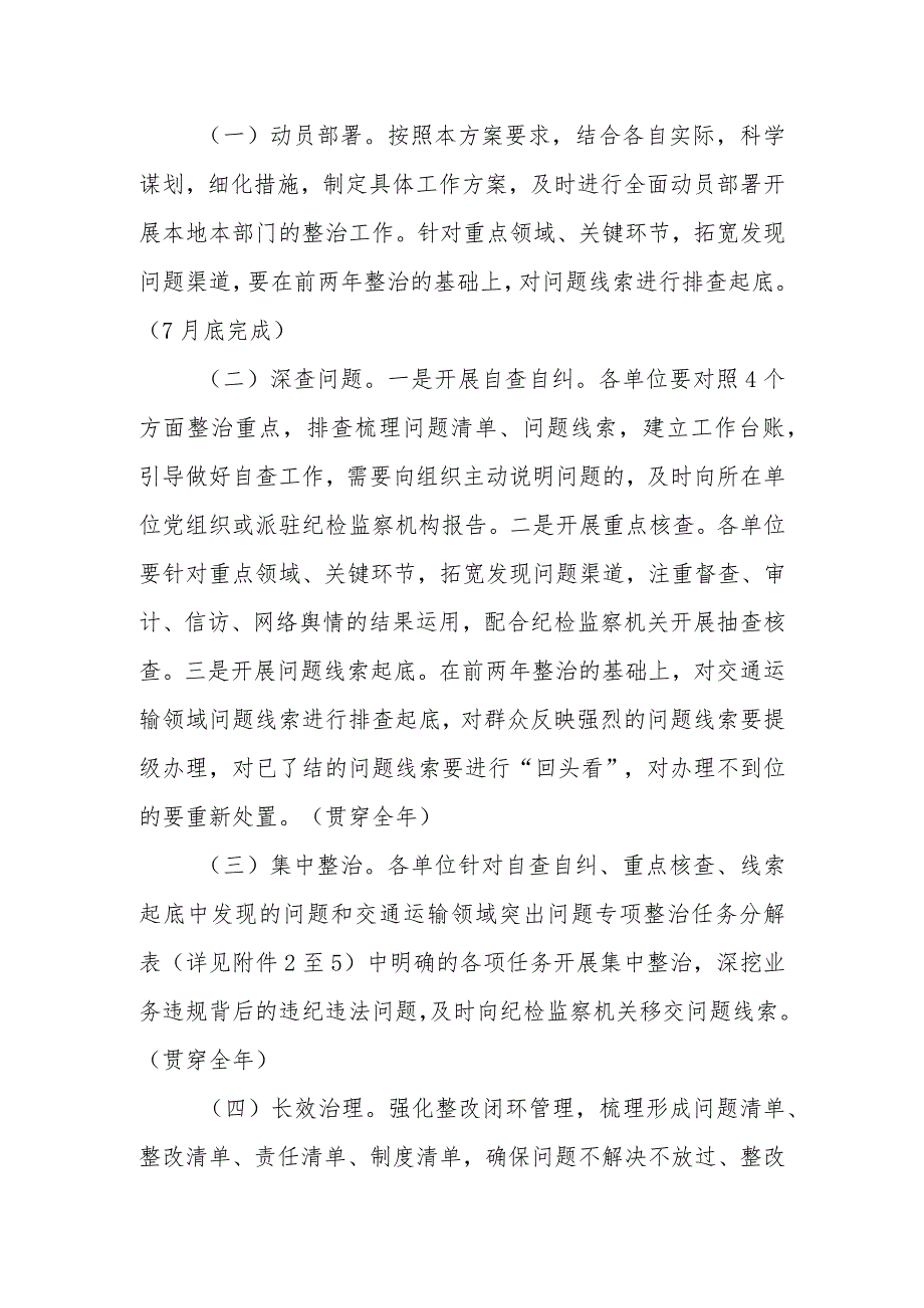 2023年XX县交通运输领域突出问题专项整治工作方案.docx_第3页