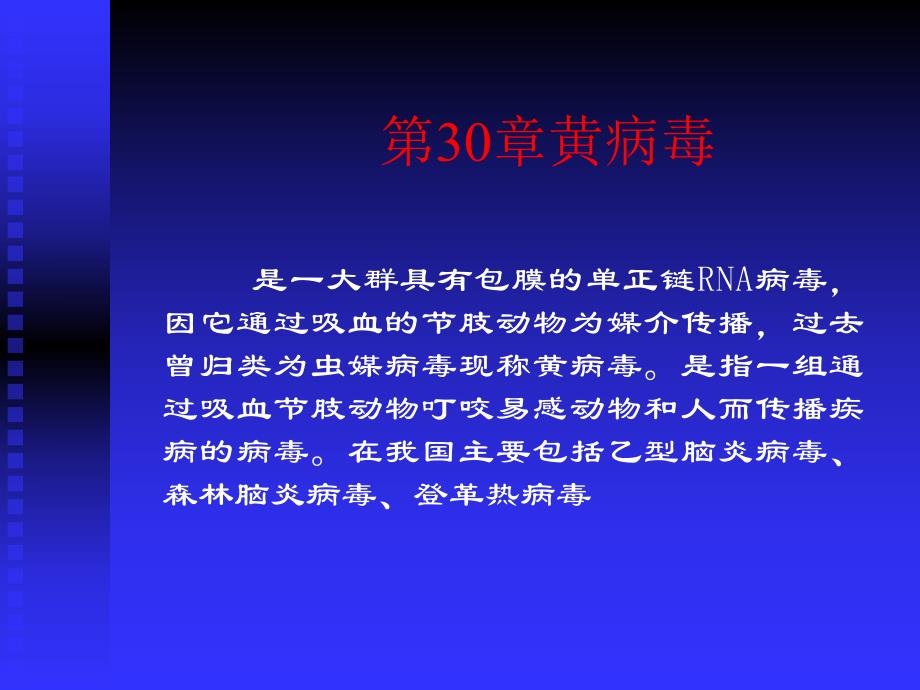 第30章黄病毒名师编辑PPT课件.ppt_第1页