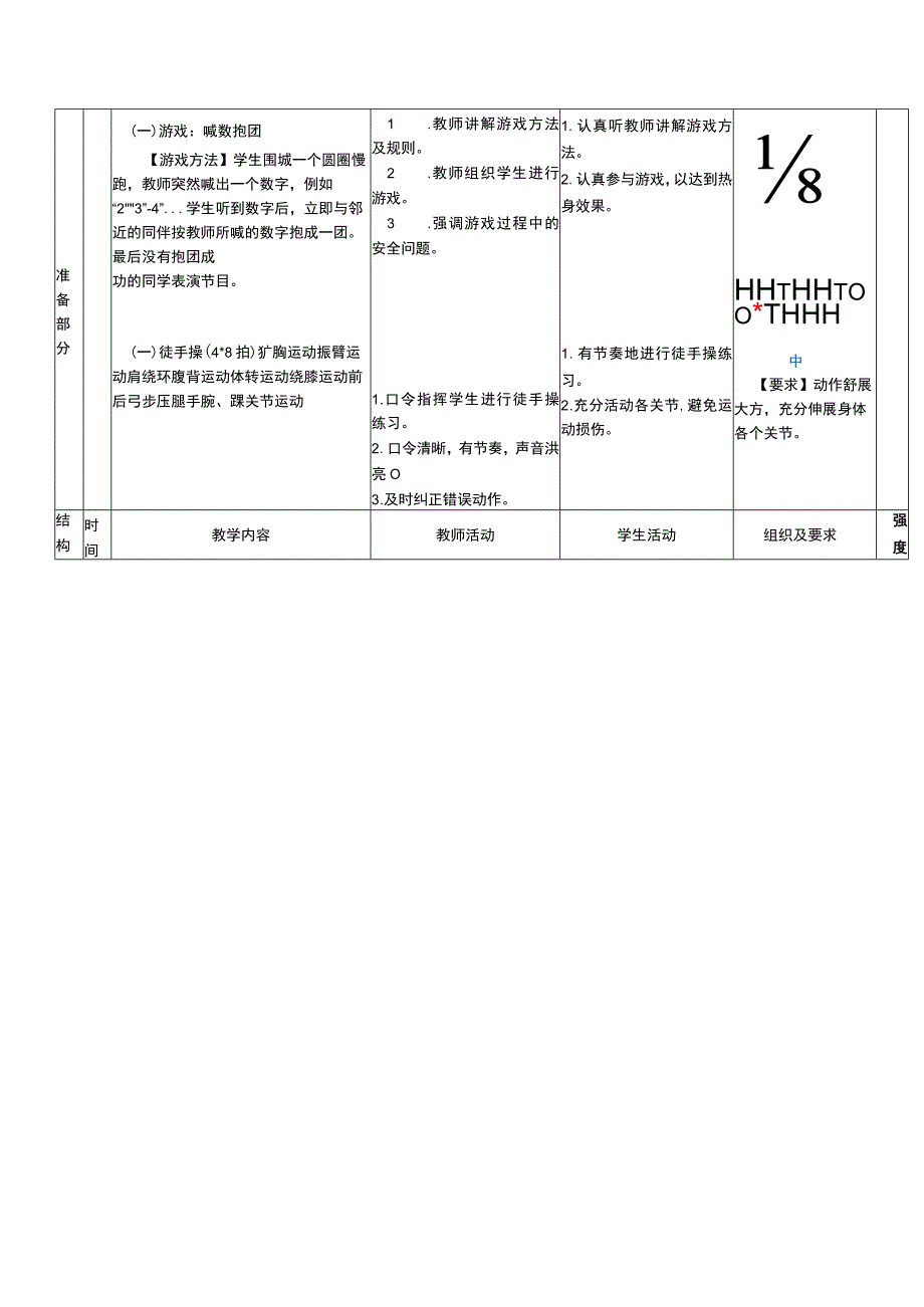 义务教育新课标水平一身体基本活动快速跑用自然站立式做各种突发信号的起跑体育与健康教案.docx_第2页