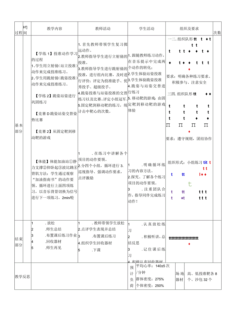 新课标水平二《投掷投准游戏》体育与健康教案.docx_第2页