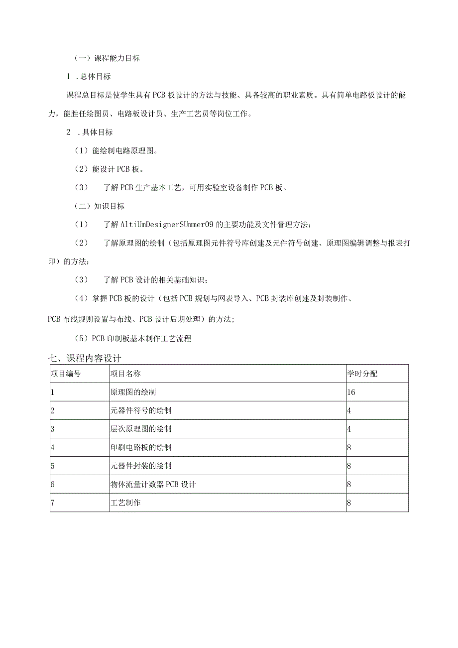 《PCB设计与制作》课程标准.docx_第2页