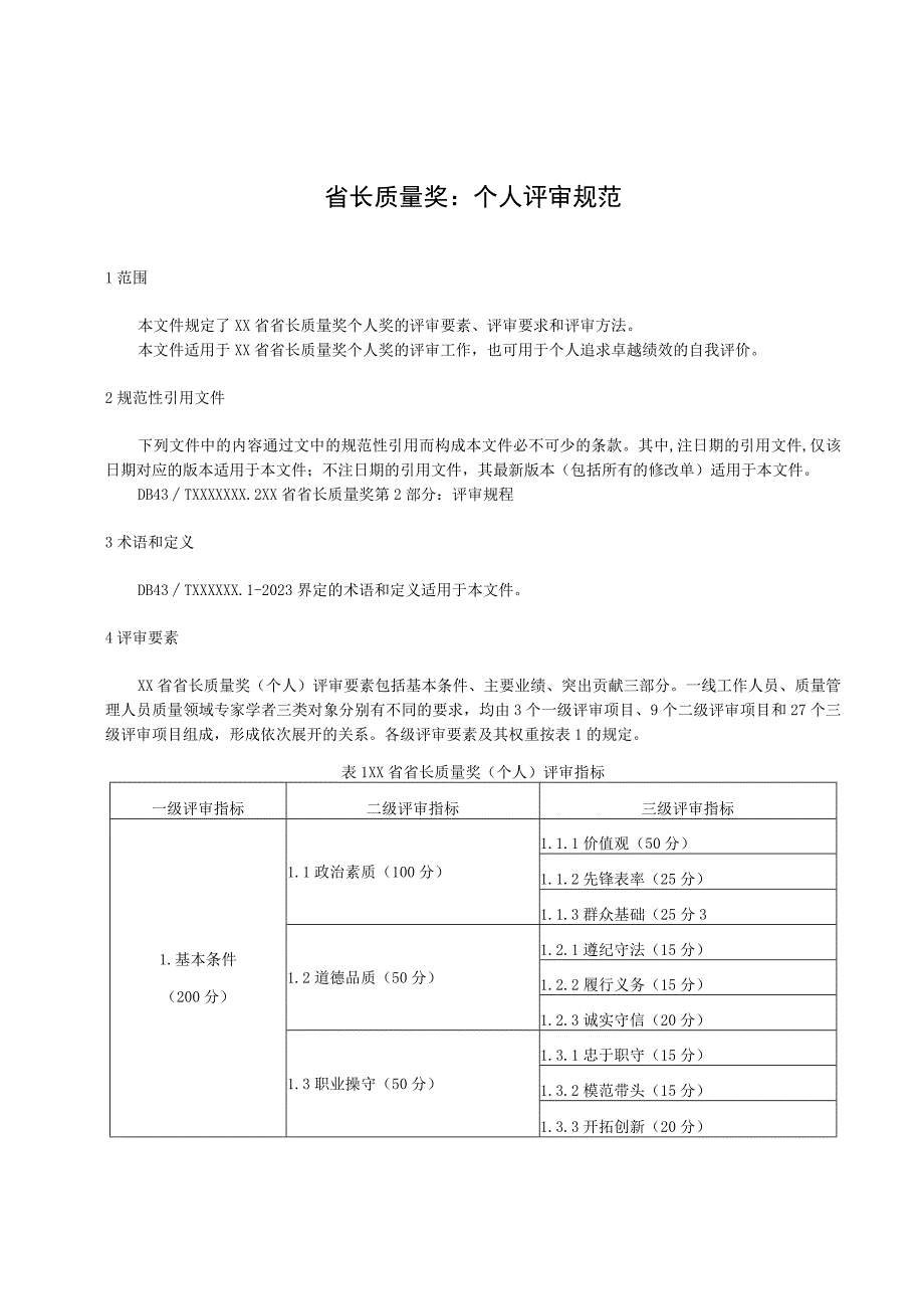 省长质量奖：个人评审规范.docx_第1页