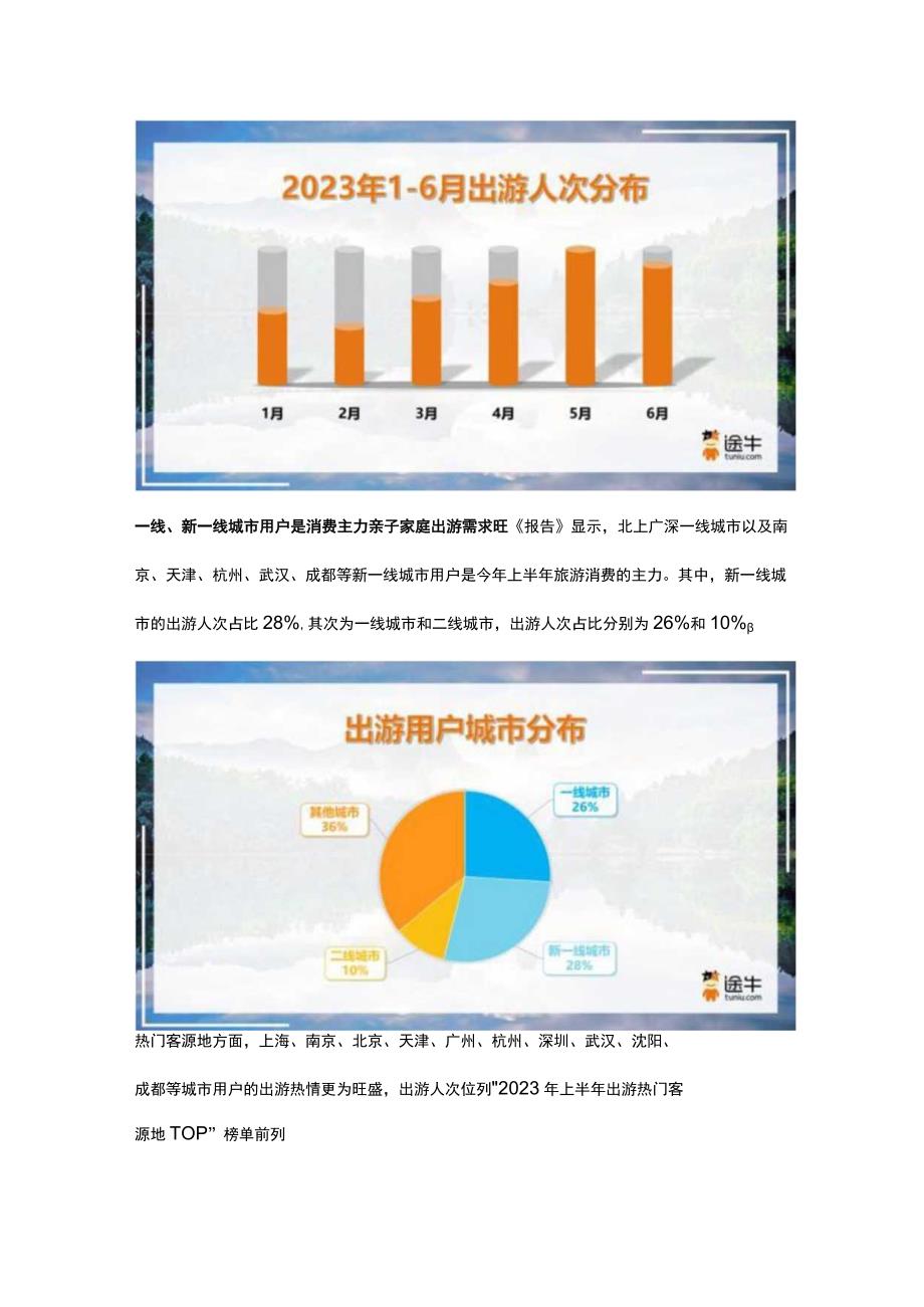 途牛《2023年上半年度旅游消费报告》.docx_第2页