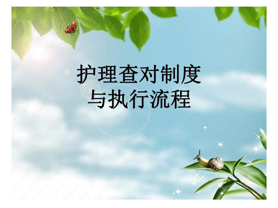 护理查对制度与执行流程.ppt_第1页