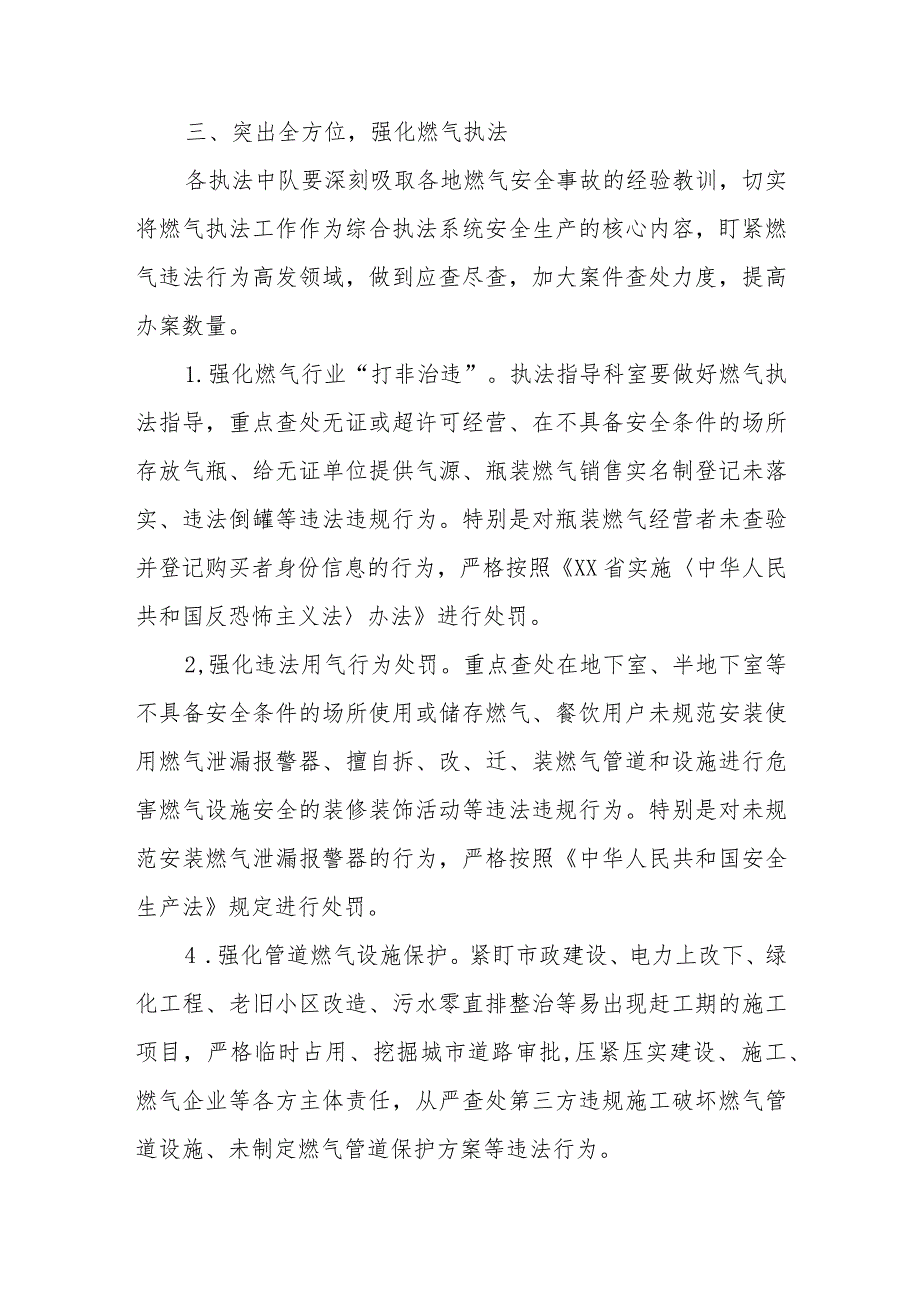 2023年度城镇燃气专项执法检查工作要点.docx_第3页