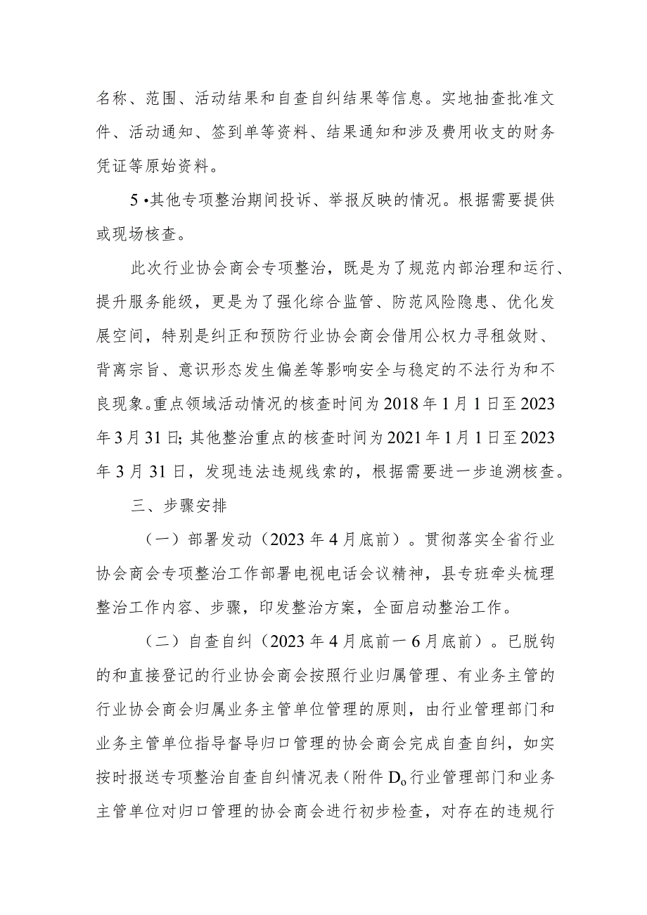 全县行业协会商会专项整治实施方案.docx_第3页