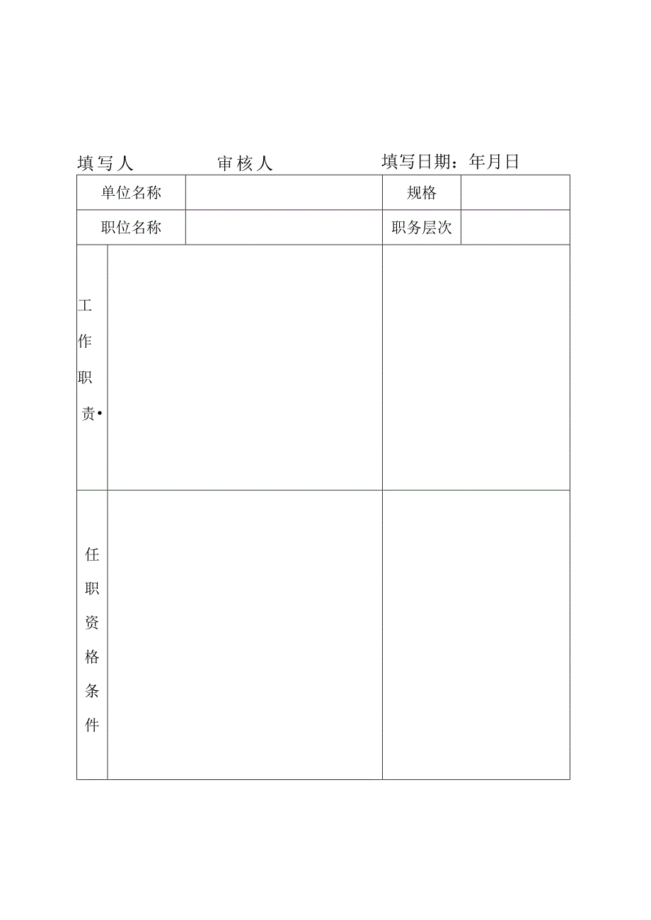 福建省参照公务员法管理事业单位职位说明.docx_第1页