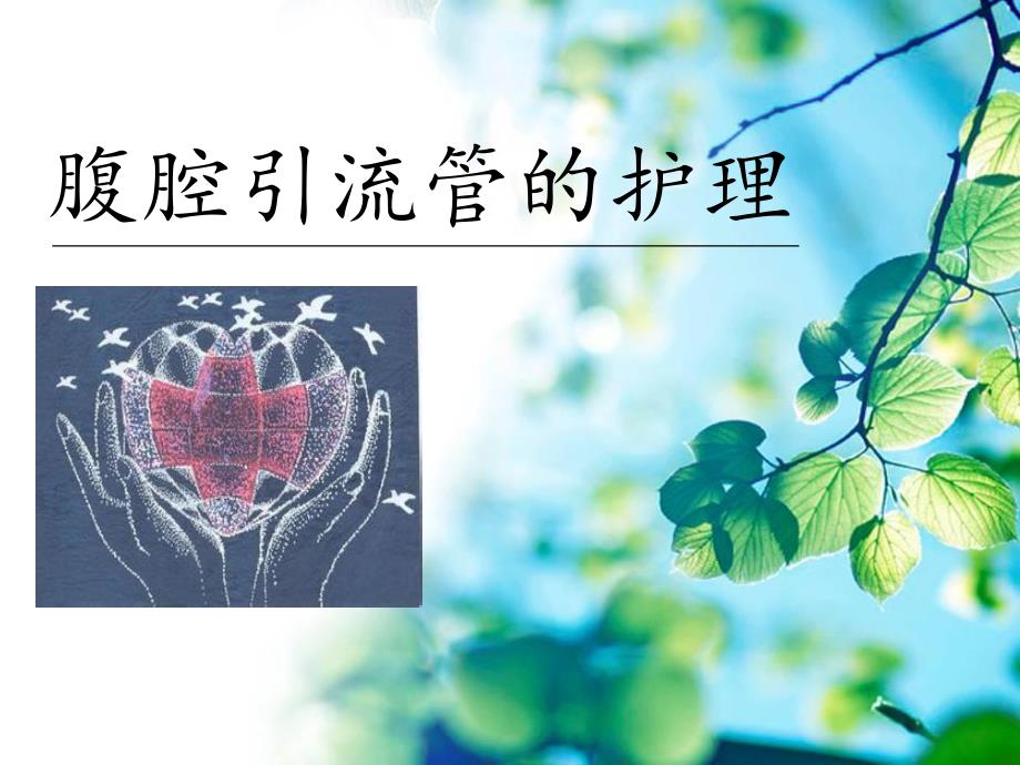 腹腔引流管的护理.ppt_第1页