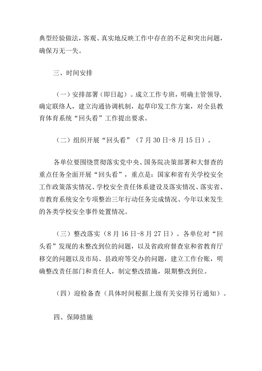 贯彻落实重大决策部署情况进行 “回头看”工作方案.docx_第3页