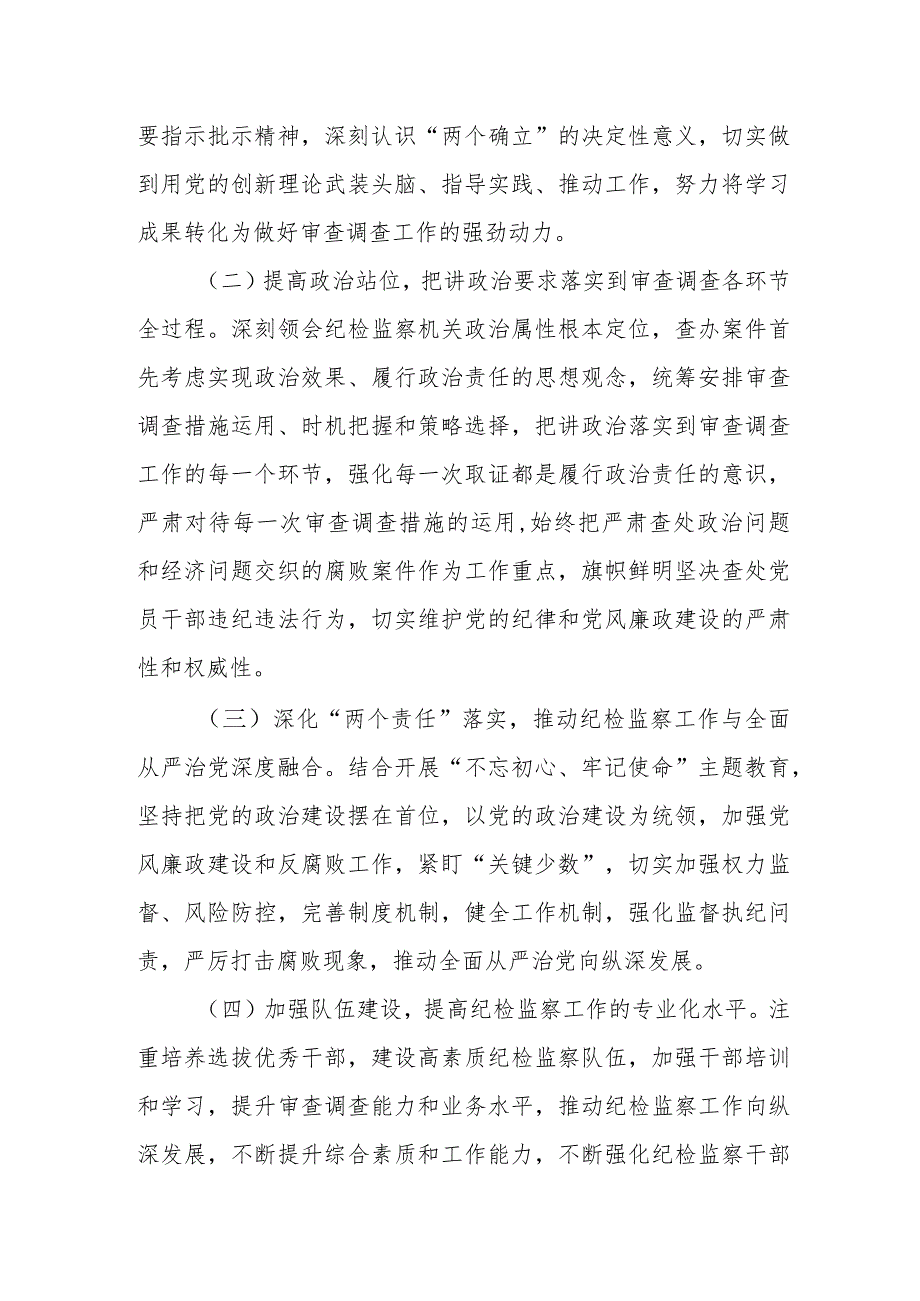 某县纪委监委纪检监察室2023年上半年工作总结及下半年工作计划.docx_第2页