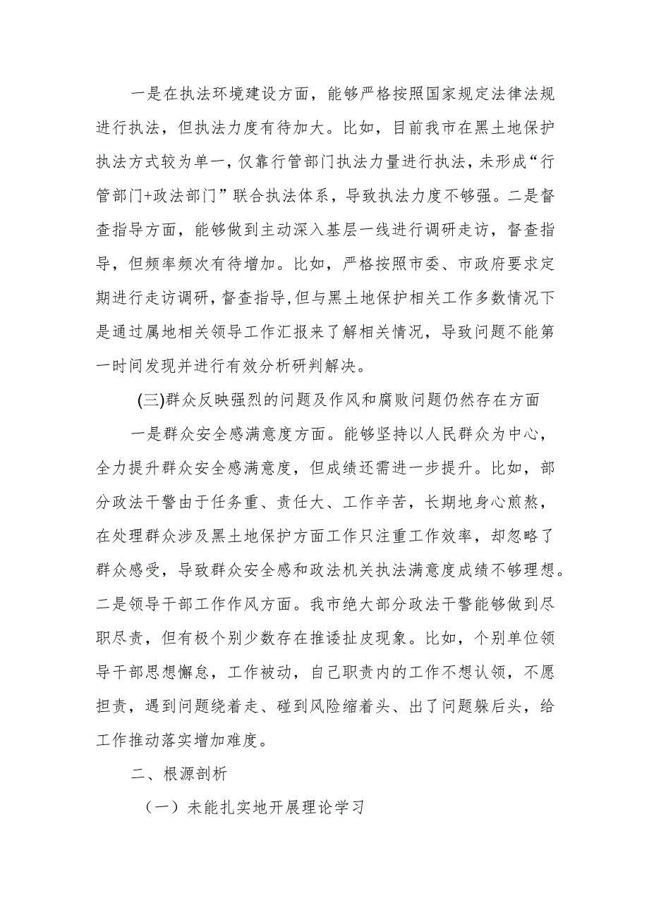 巡察整改专题民主生活会个人发言提纲.docx_第2页