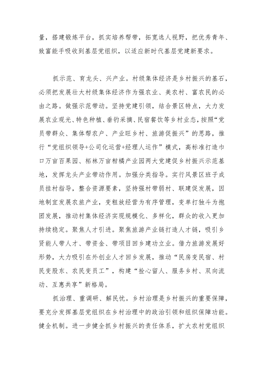 在全市组织工作会议暨抓党建促乡村振兴工作推进会上的汇报发言.docx_第2页