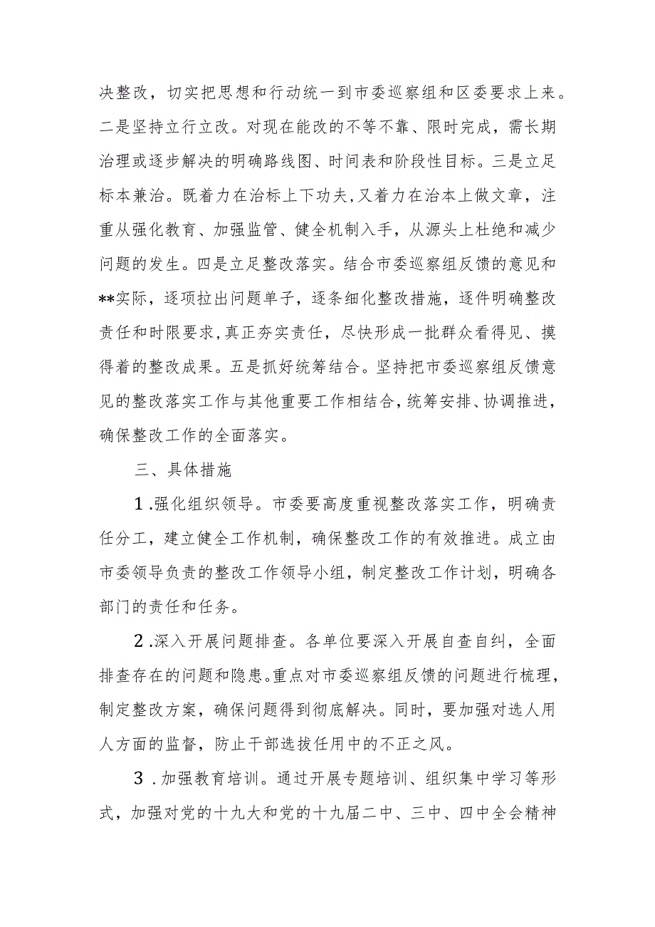 某区巡察反馈意见整改方案.docx_第2页