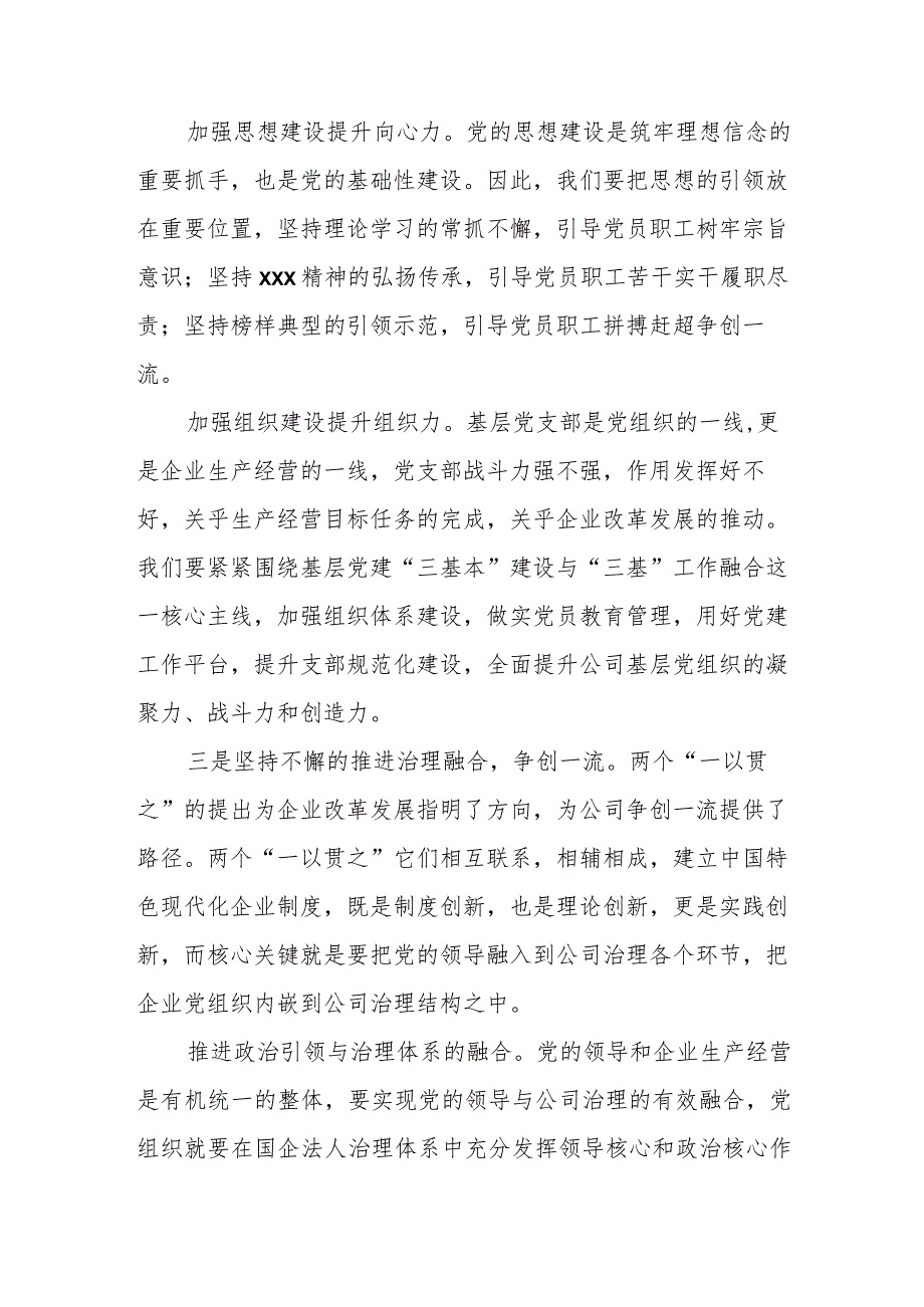 某国企党委书记专题学习研讨发言材料.docx_第3页