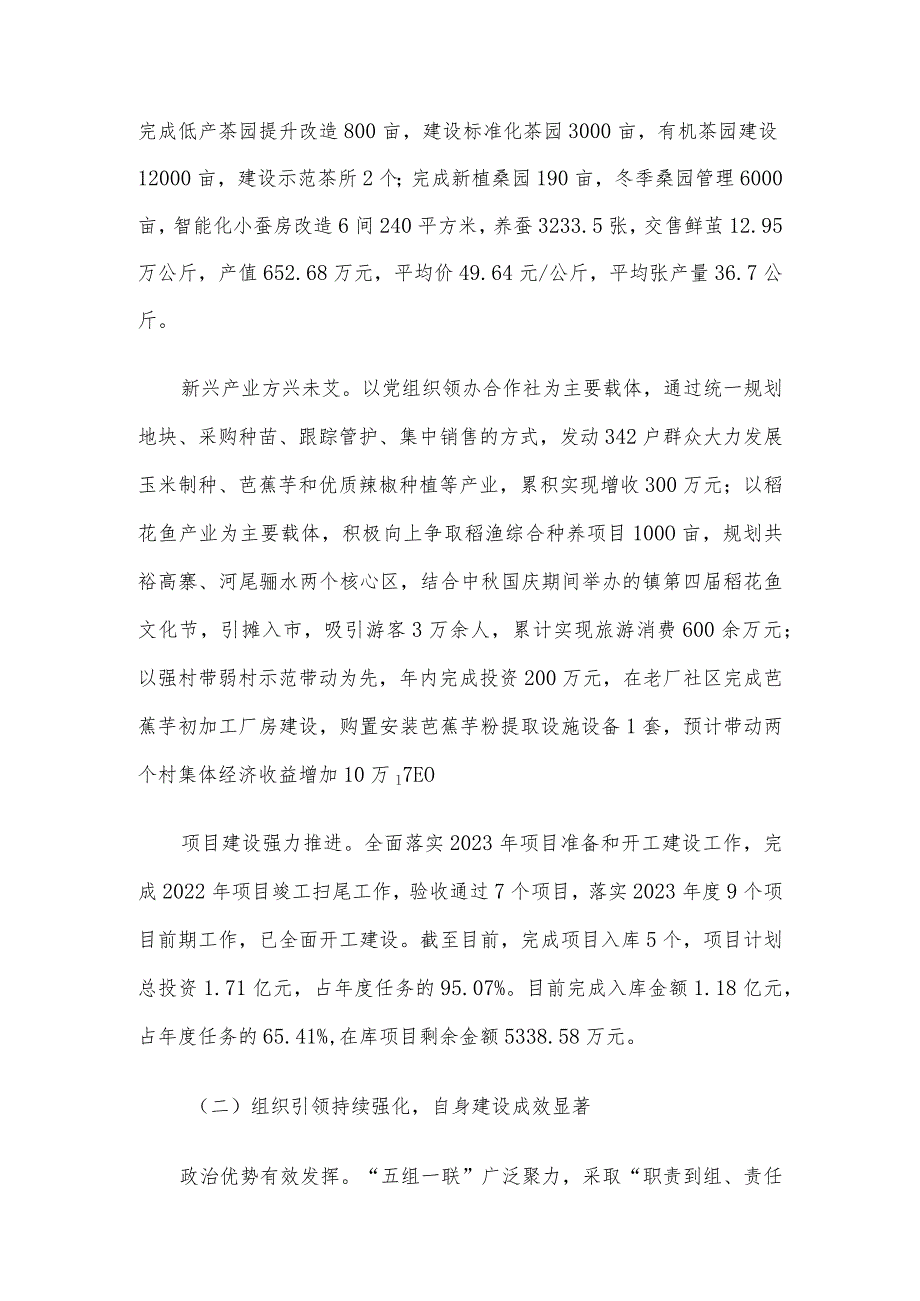 镇2023年度工作总结和2024年重点工作任务.docx_第2页