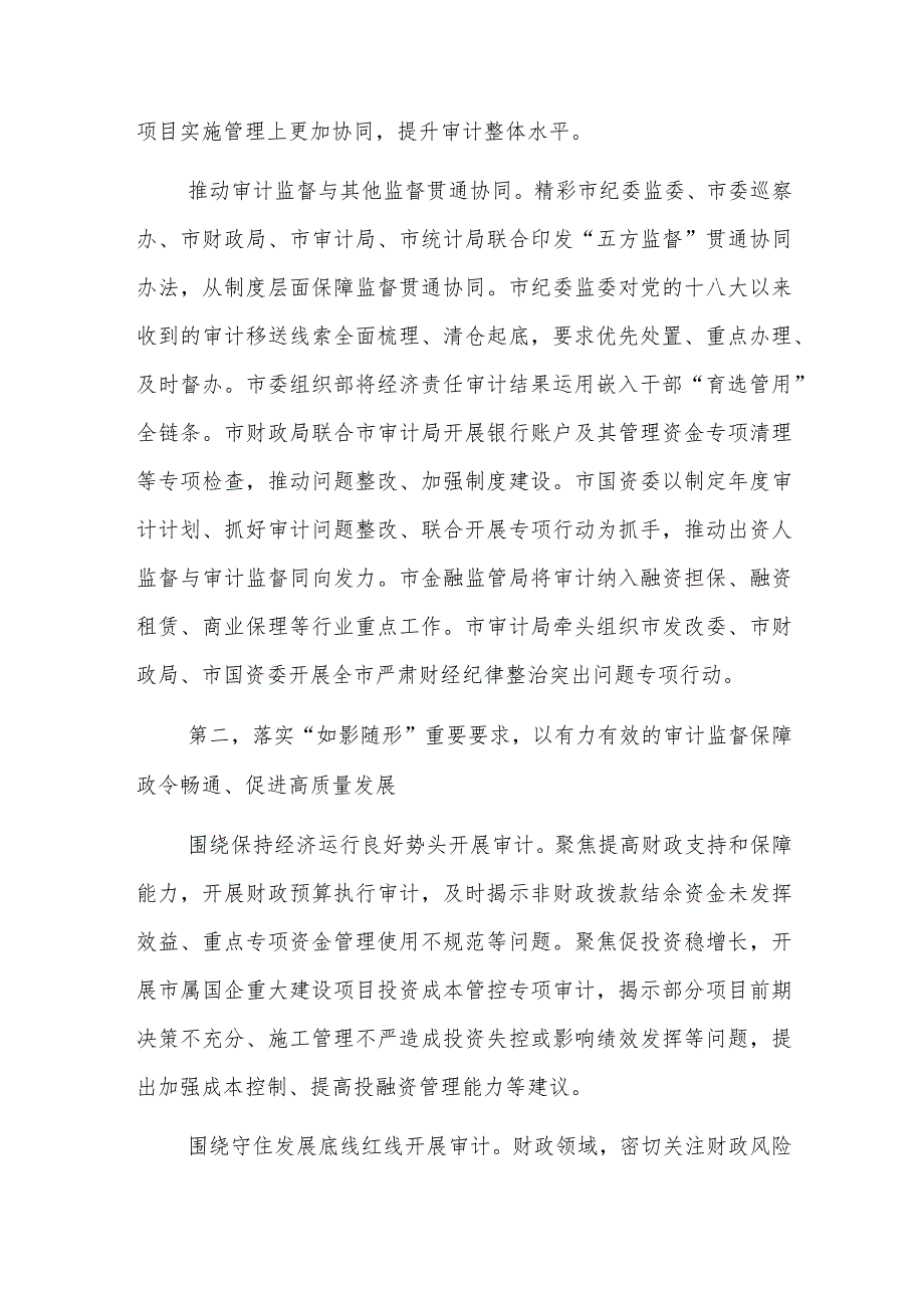 在全省审计工作调研座谈会上的汇报发言2023.docx_第3页