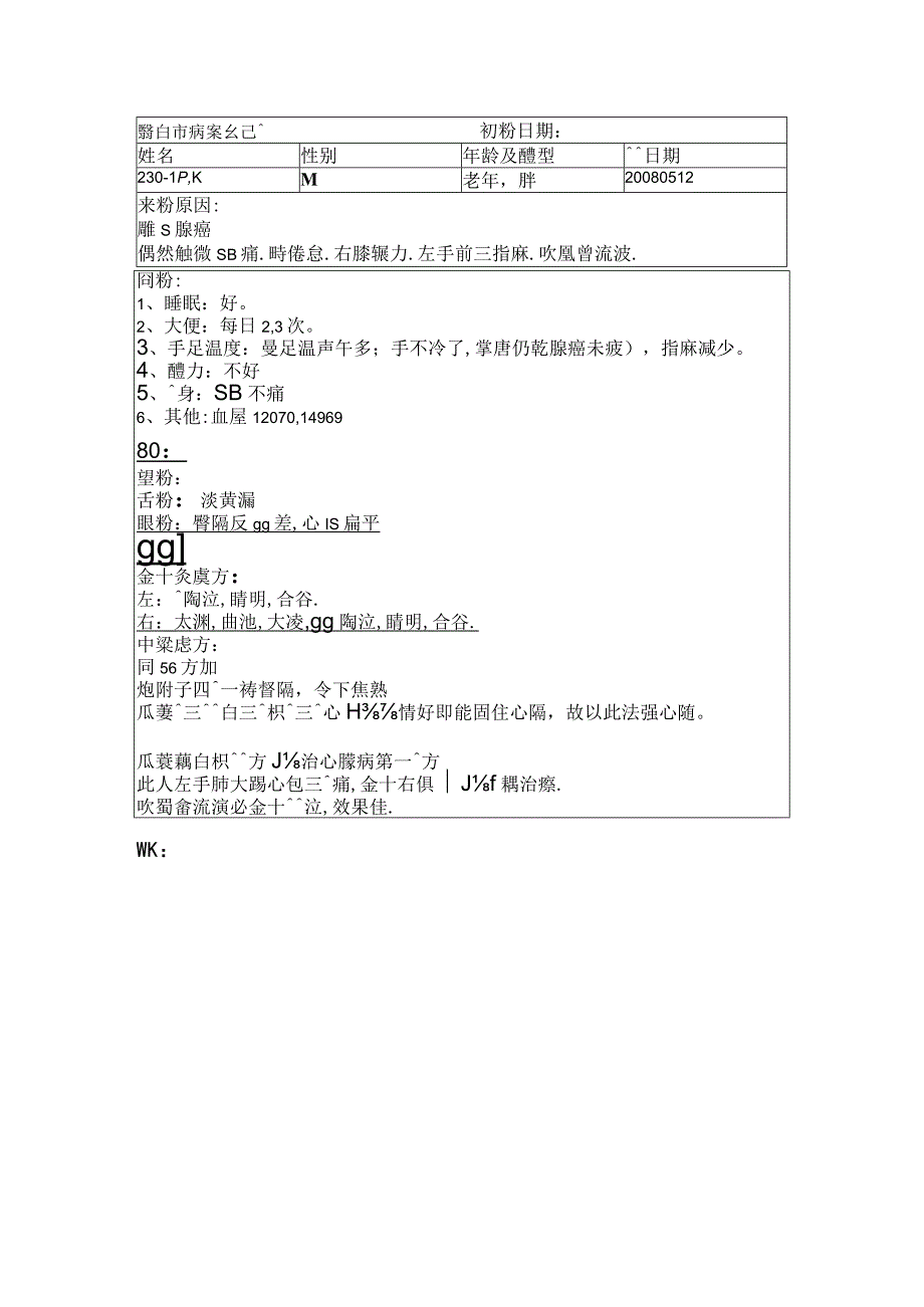 资深中医医师病案记录-中药方 (306).docx_第1页