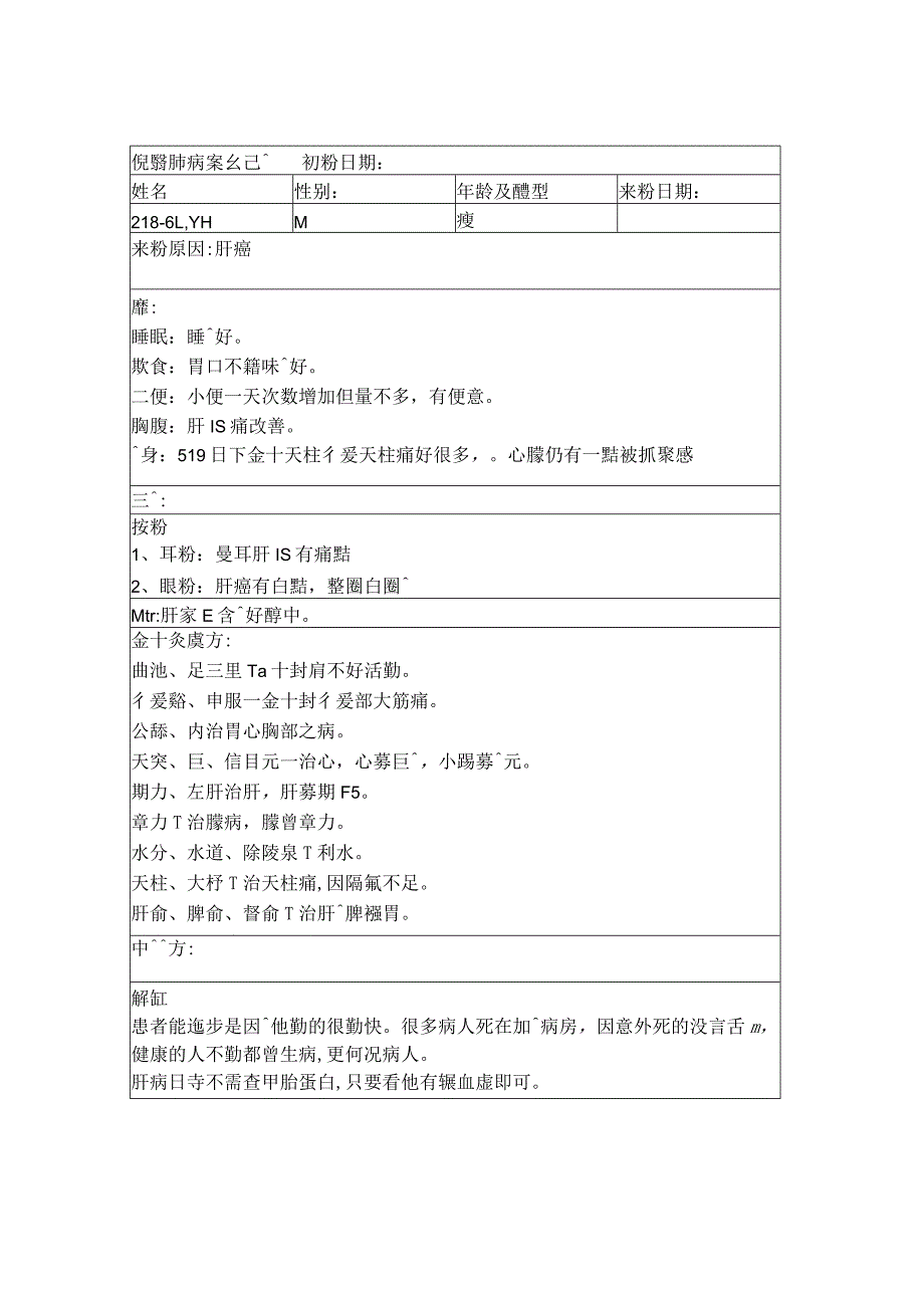 资深中医医师病案记录-中药方 (281).docx_第1页